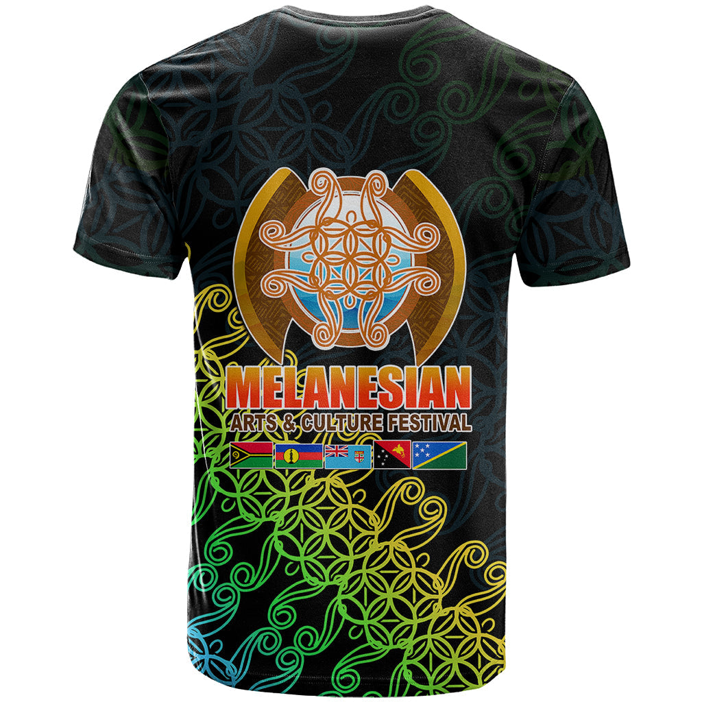 Melanesian Festival T-Shirt Fest'Napuan Black Style Graphic Tee
