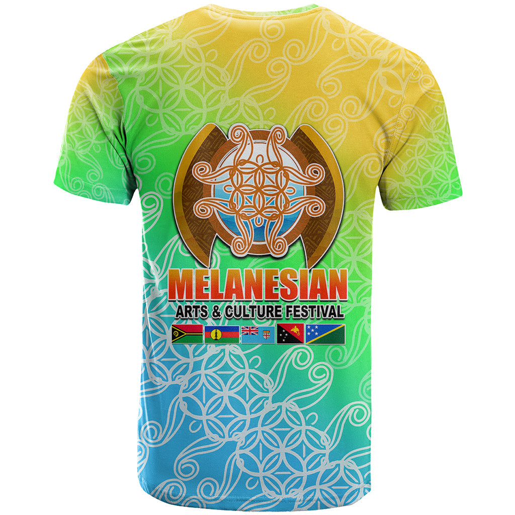 Melanesian Festival T-Shirt Fest'Napuan Colorful Style Graphic Tee