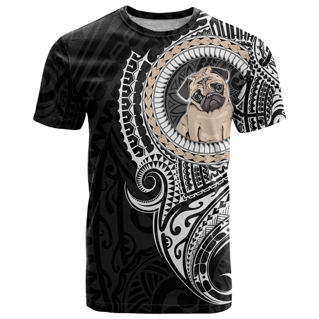 Polynesian Pug Dog T-Shirt Dog In My Heart Graphic Tee
