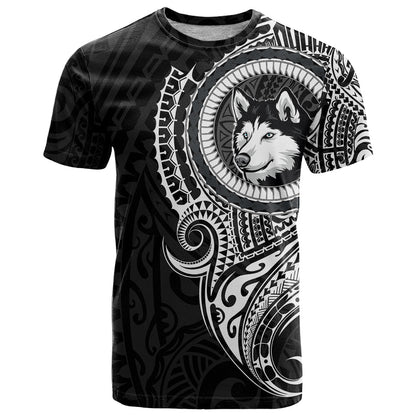 Polynesian Husky Dog T-Shirt Dog In My Heart Graphic Tee