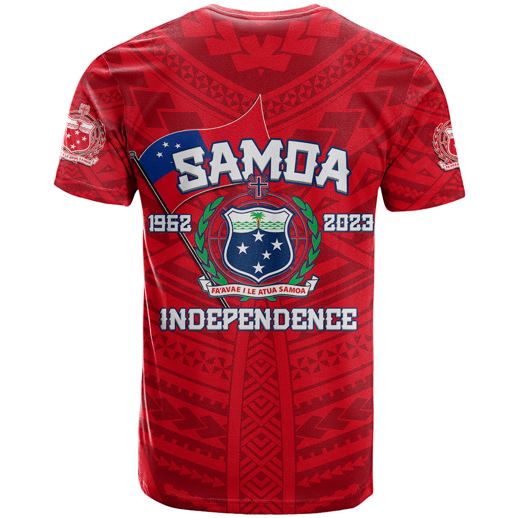 Samoa Independence T-Shirt Red Style Graphic Tee
