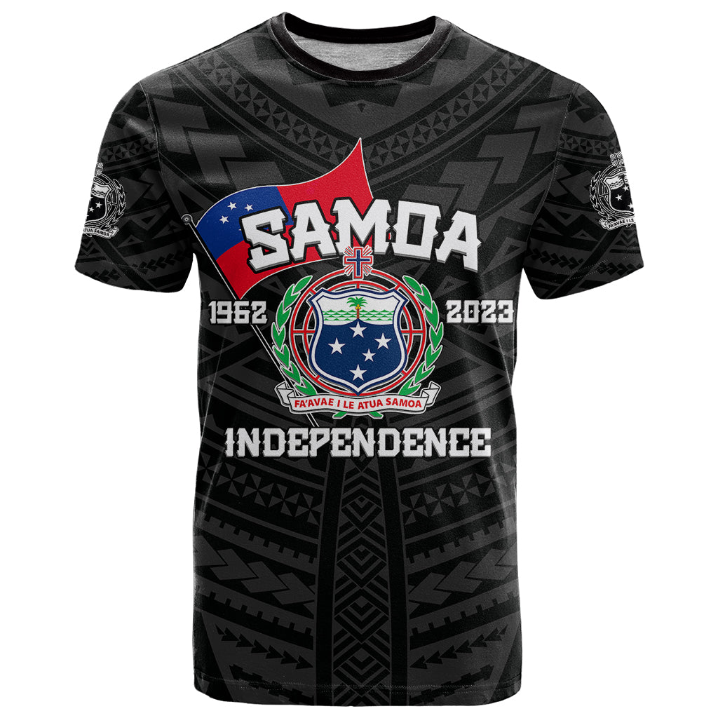 Samoa Independence T-Shirt Black Style Graphic Tee