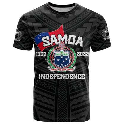 Samoa Independence T-Shirt Black Style Graphic Tee