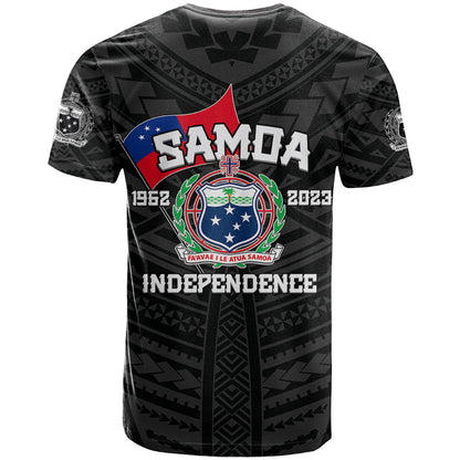 Samoa Independence T-Shirt Black Style Graphic Tee