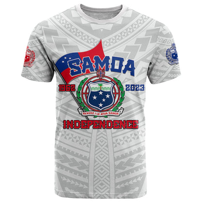 Samoa Independence T-Shirt White Style Graphic Tee