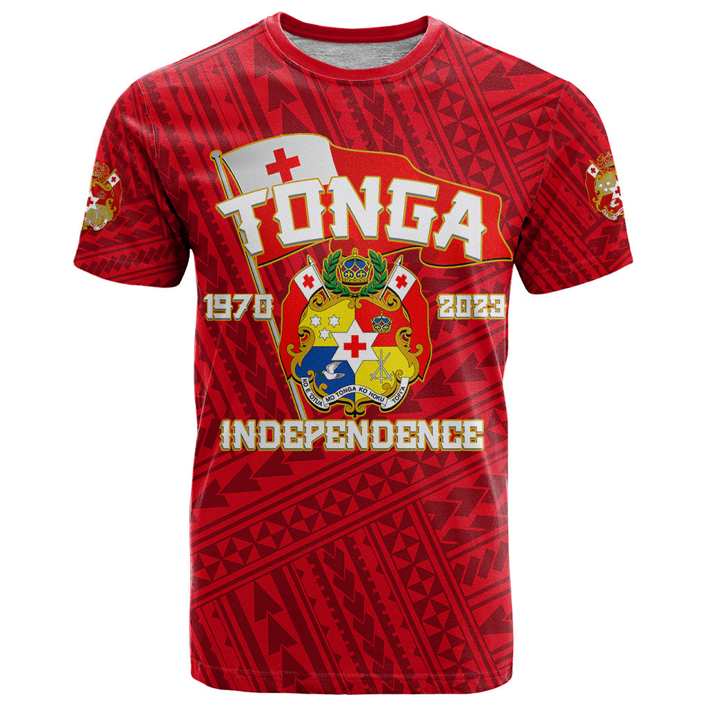 Tonga Independence T-Shirt Red Style Graphic Tee