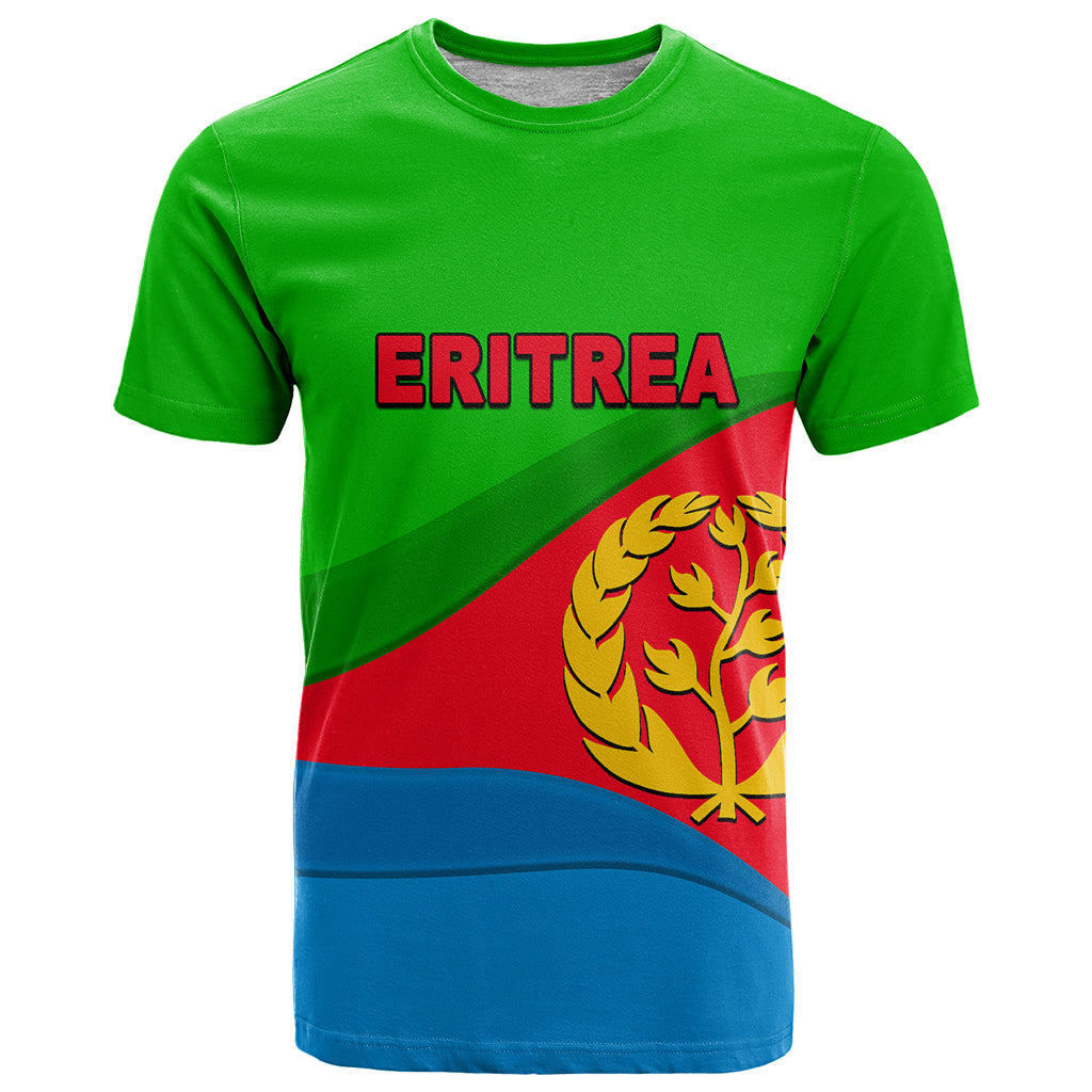 Eritrea Day T-Shirt Simple Flag Graphic Tee
