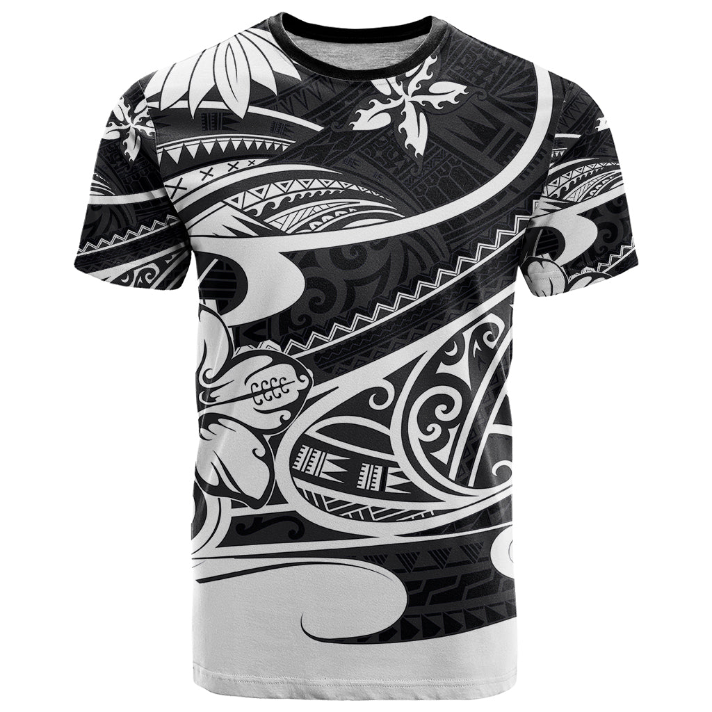 Polynesian Tribal T-Shirt Black Graphic Tee