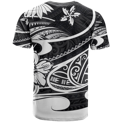 Polynesian Tribal T-Shirt Black Graphic Tee