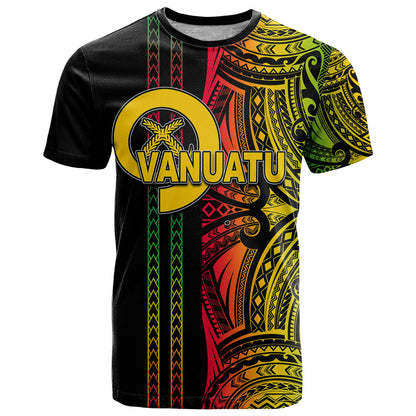 Custom Vanuatu T-Shirt Polynesian Tribal Graphic Tee