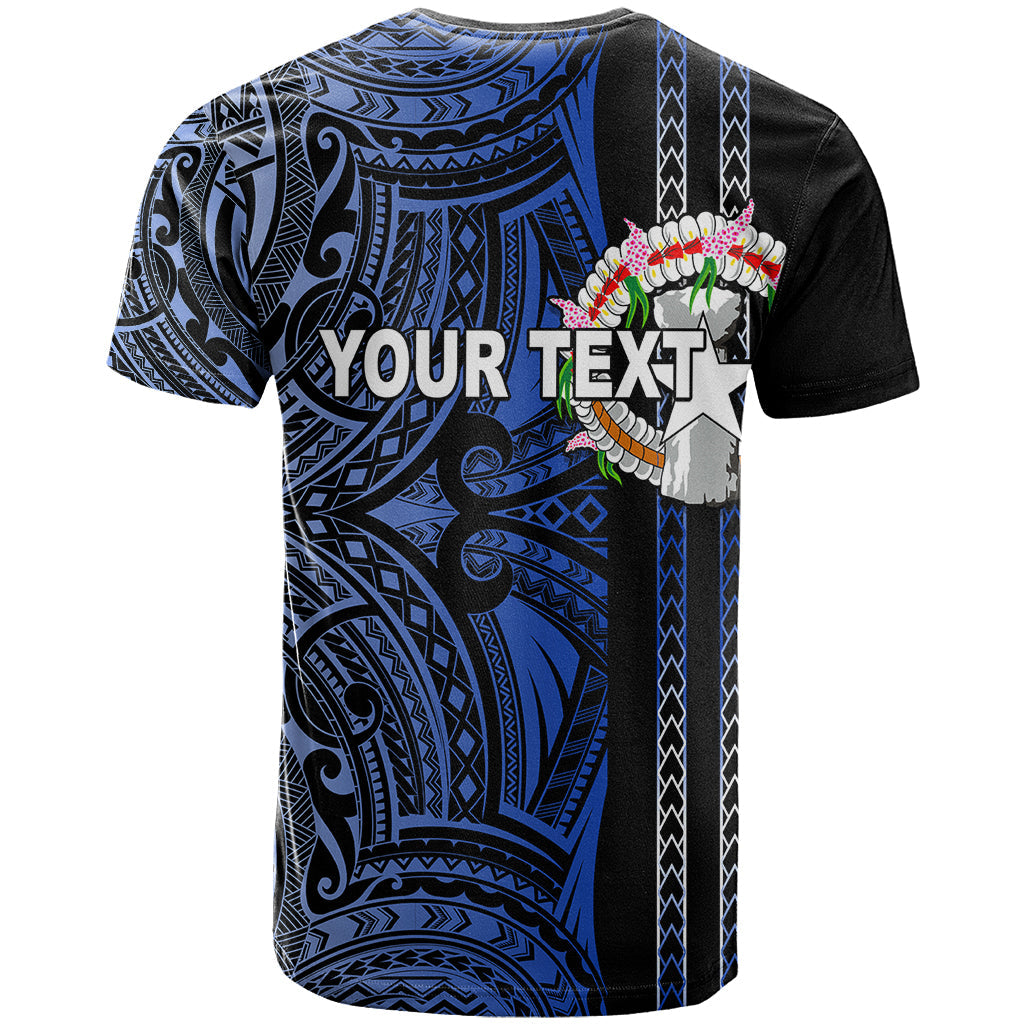 Custom Northern Mariana Islands T-Shirt Polynesian Tribal Graphic Tee