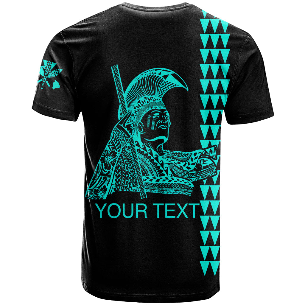 Custom Hawaii T-Shirt King Kamehameha Day - Green Graphic Tee