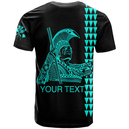 Custom Hawaii T-Shirt King Kamehameha Day - Green Graphic Tee
