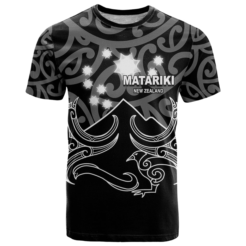 Matariki New Zealand T-Shirt Maori New Year White Graphic Tee