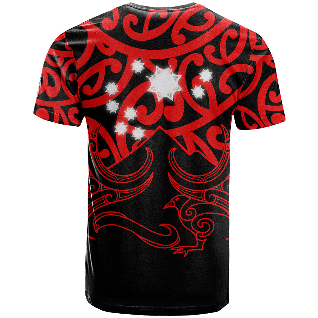 Matariki New Zealand T-Shirt Maori New Year Red Graphic Tee