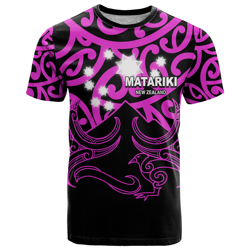 Matariki New Zealand T-Shirt Maori New Year Purple Graphic Tee