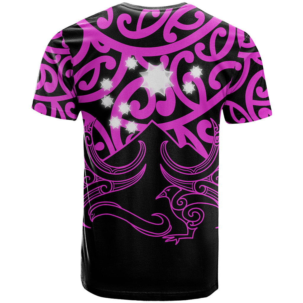 Matariki New Zealand T-Shirt Maori New Year Purple Graphic Tee