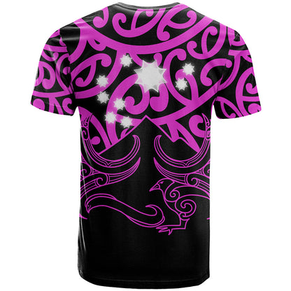 Matariki New Zealand T-Shirt Maori New Year Purple Graphic Tee