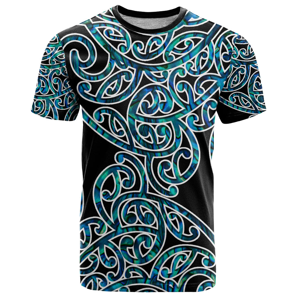 New Zealand T-Shirt Maori Pattern Papua Shell Graphic Tee