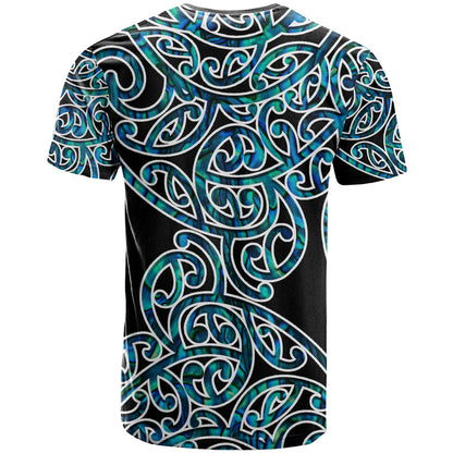 New Zealand T-Shirt Maori Pattern Papua Shell Graphic Tee
