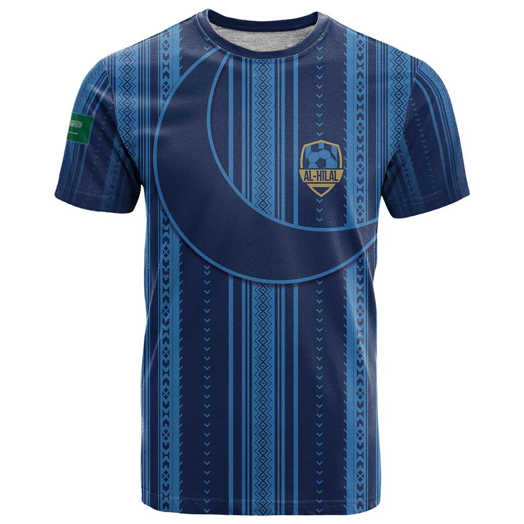 Saudi Football Al Zaeem Custom T-Shirt Crescent Moon Graphic Tee