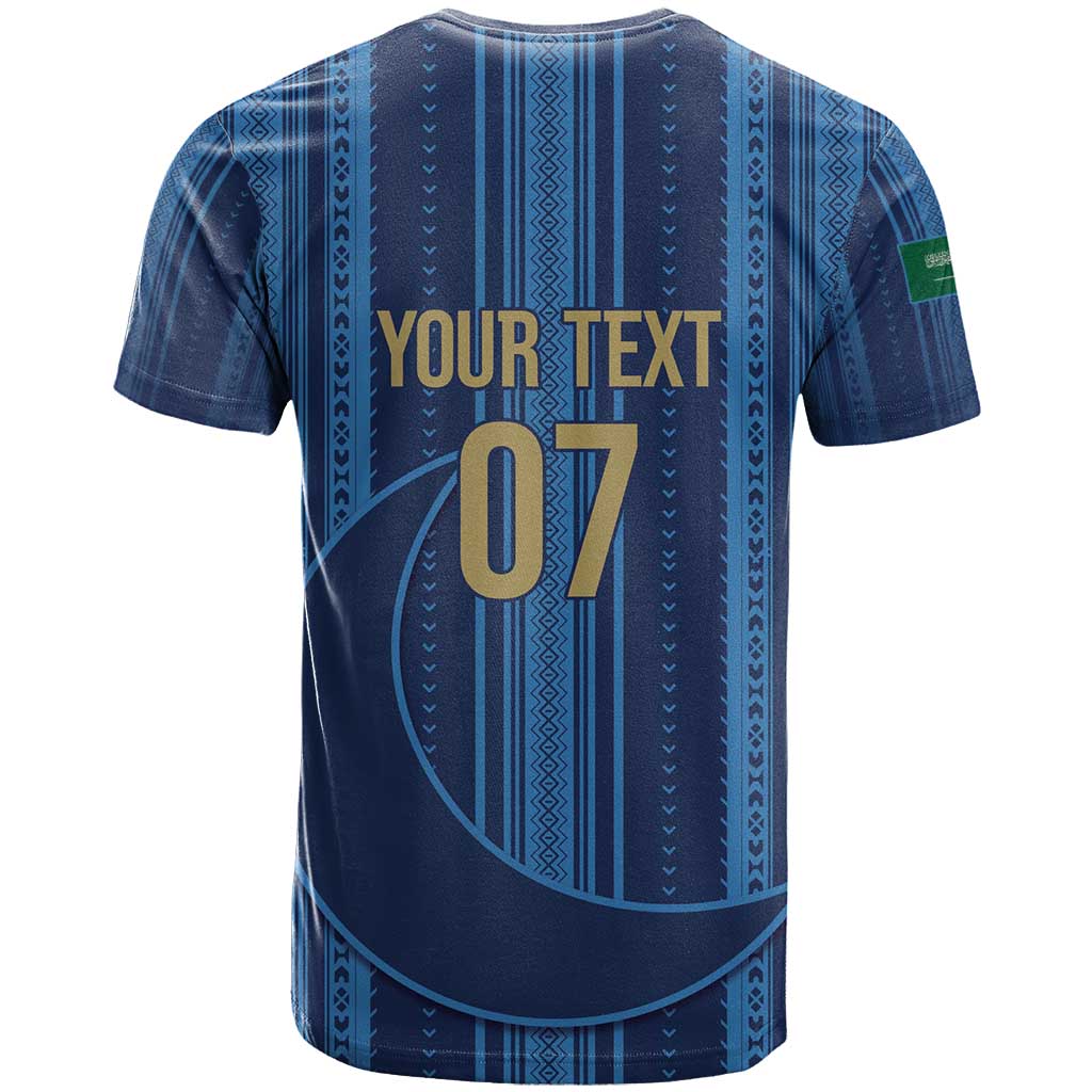 Saudi Football Al Zaeem Custom T-Shirt Crescent Moon Graphic Tee
