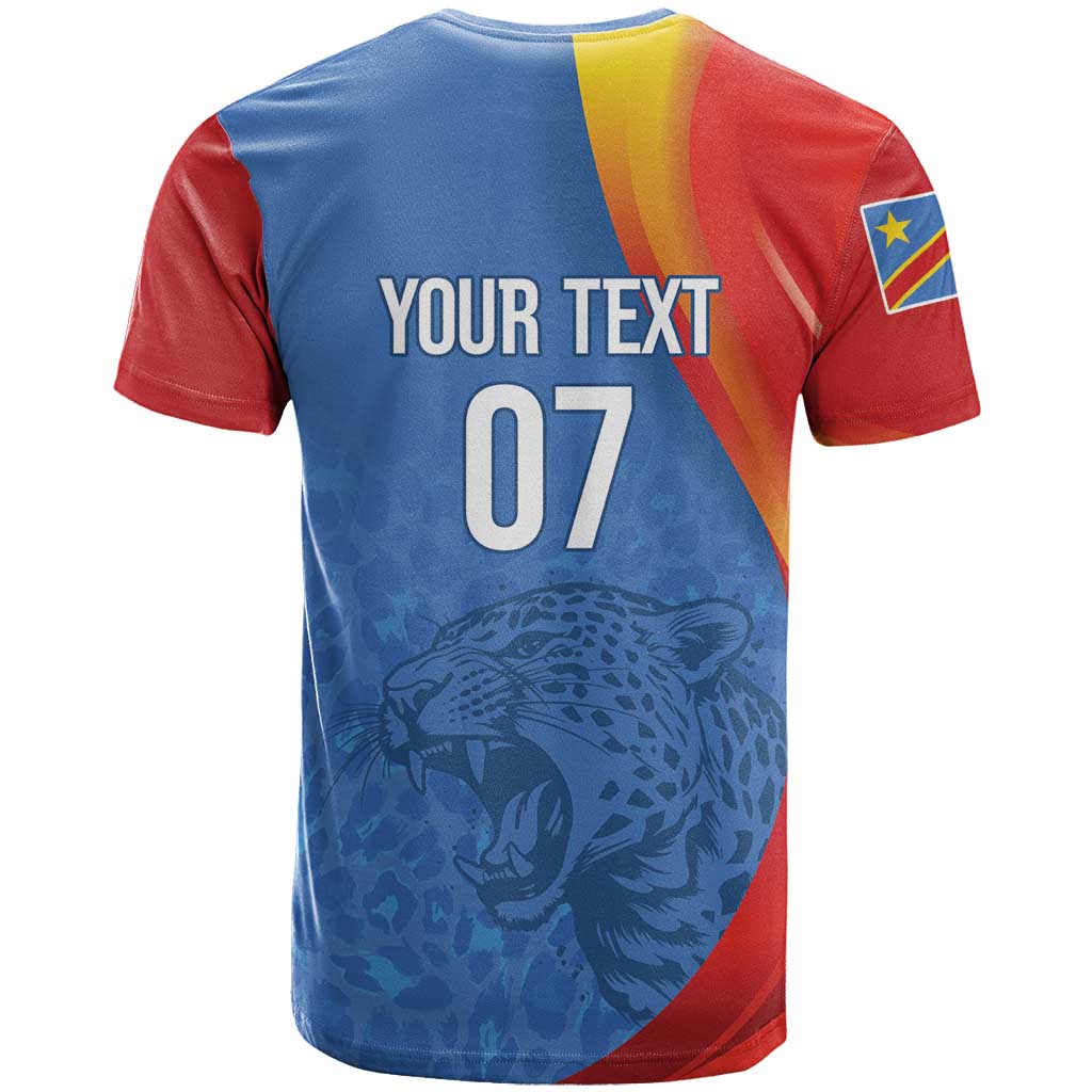 DR Congo Football 2026 Les Leopards Custom T-Shirt Glory Upon Glory Graphic Tee