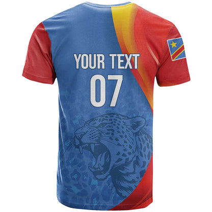 DR Congo Football 2026 Les Leopards Custom T-Shirt Glory Upon Glory Graphic Tee