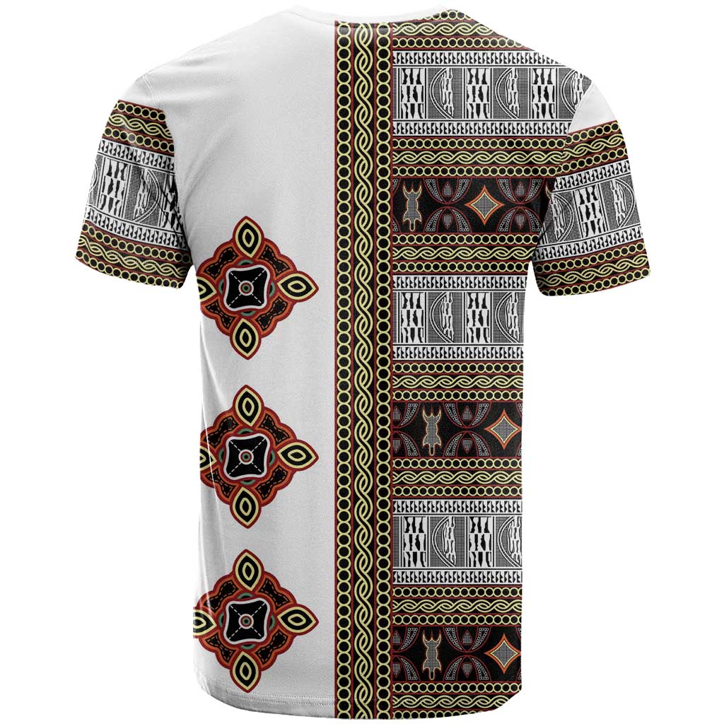 Cameroon Ndop Atoghu Inspired T-Shirt Traditional Pattern Graphic Tee