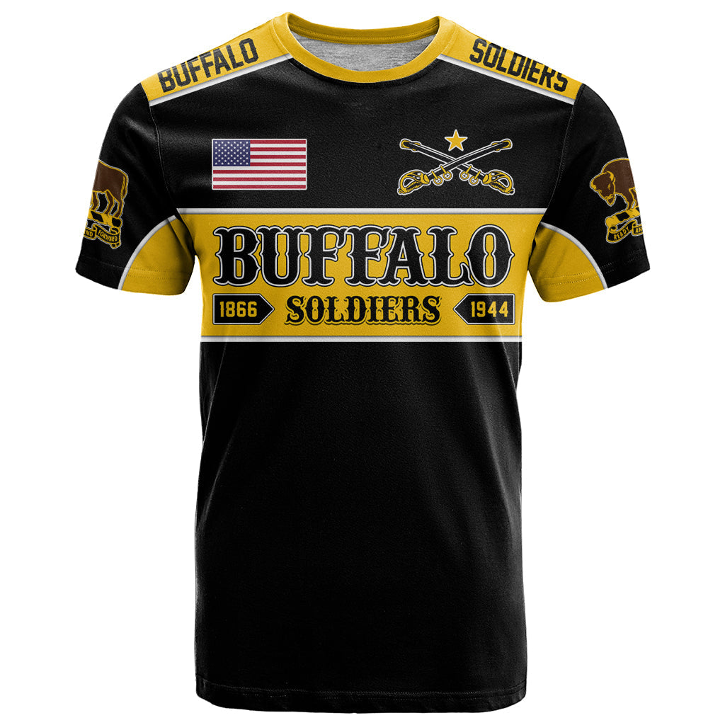 Personalised Buffalo Soldiers T-Shirt History of Heroes Graphic Tee