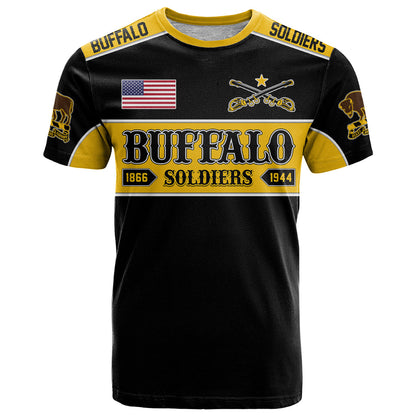 Personalised Buffalo Soldiers T-Shirt History of Heroes Graphic Tee
