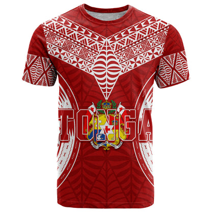 Personalised Tonga Independence Day T-Shirt Kupesi Pattern Mix Style Graphic Tee