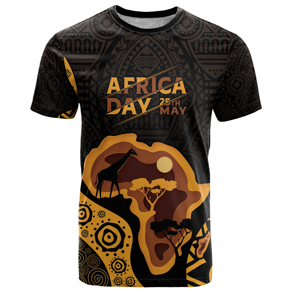 Africa Day Personalized T-Shirt Ethnic Retro Style Graphic Tee