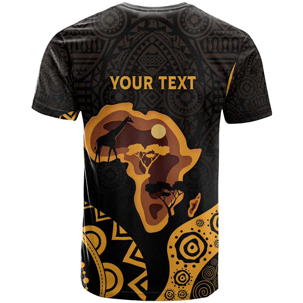 Africa Day Personalized T-Shirt Ethnic Retro Style Graphic Tee