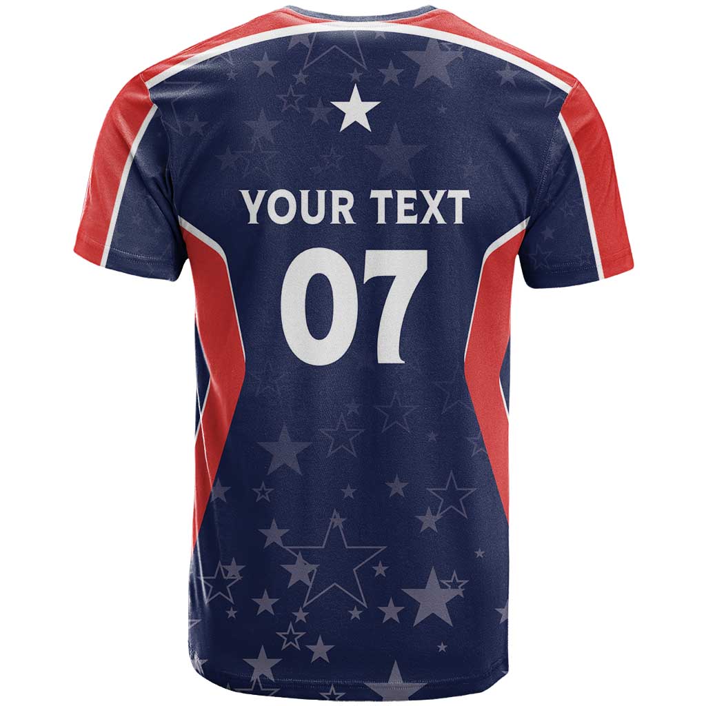 USA Cricket World Cup 2024 Custom T-Shirt All Stars Sprangle Graphic Tee