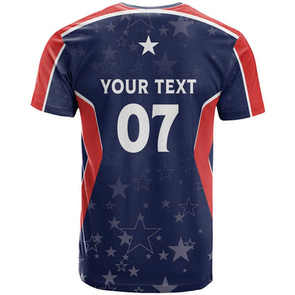 USA Cricket World Cup 2024 Custom T-Shirt All Stars Sprangle Graphic Tee