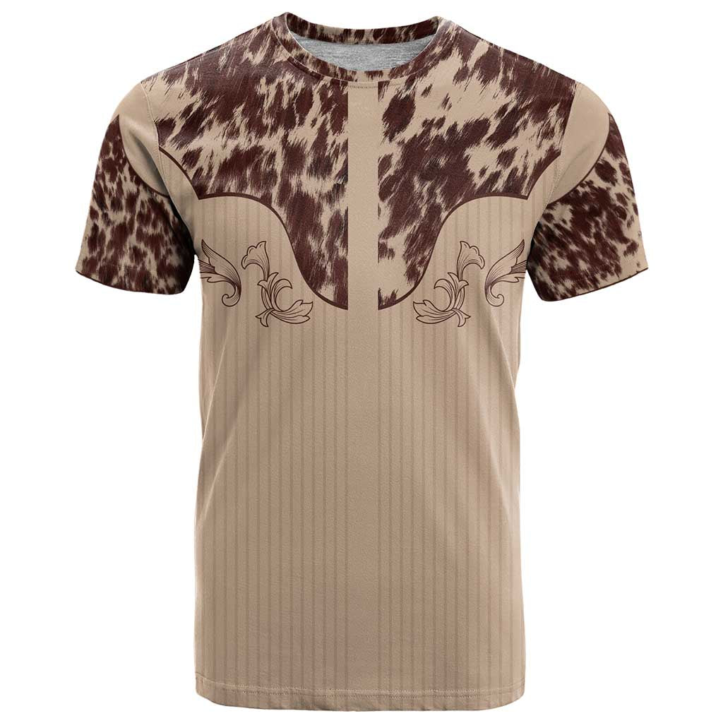 Cowboys Wild West T-Shirt Cow Prints Graphic Tee