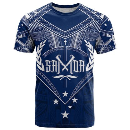 Personalised Samoa Independence Day T-Shirt Chest Tattoo Symbolic Style Graphic Tee