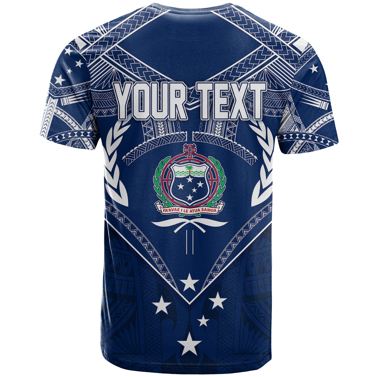 Personalised Samoa Independence Day T-Shirt Chest Tattoo Symbolic Style Graphic Tee