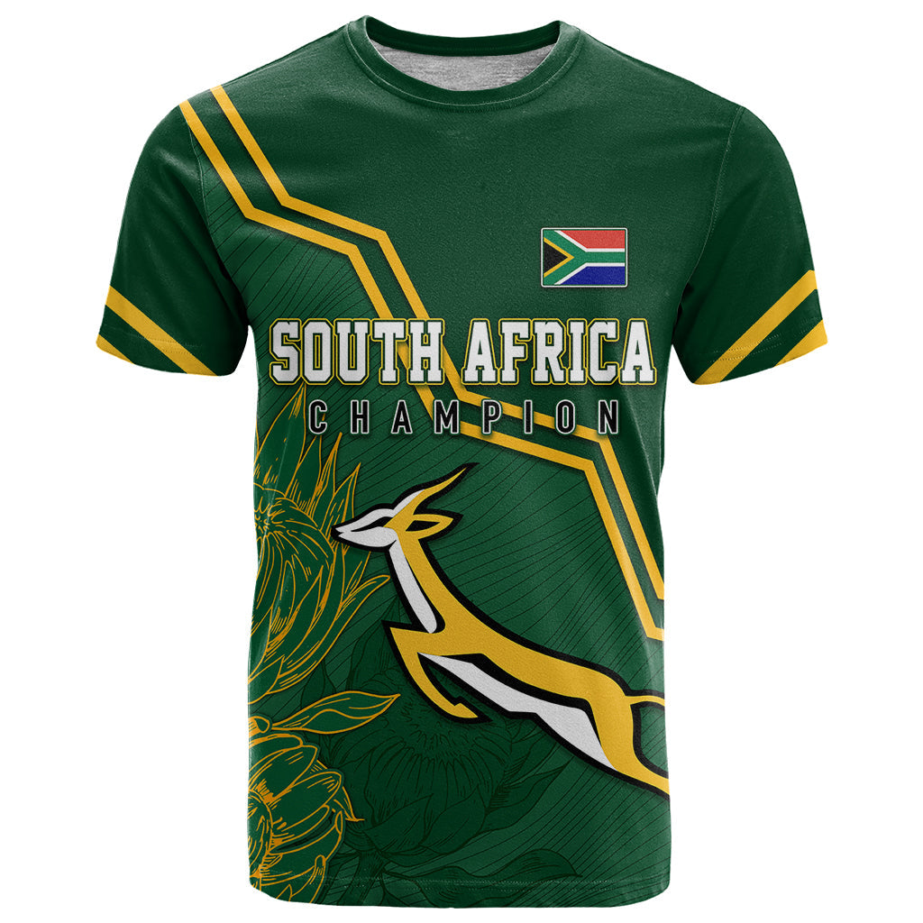 South Africa Rugby T-Shirt Champions GO Bokke Graphic Tee