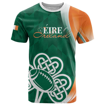 Éire Rugby Celtic Shamrock T-Shirt Ireland's Call Graphic Tee