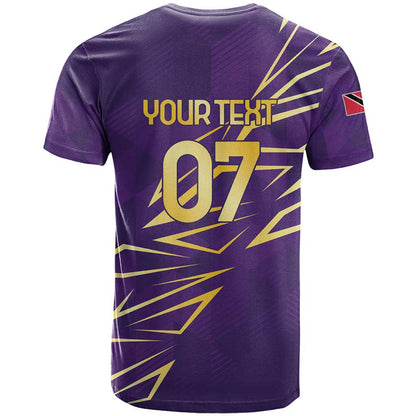 Trinbago Cricket Custom T-Shirt TKR Quadruple Champion Graphic Tee