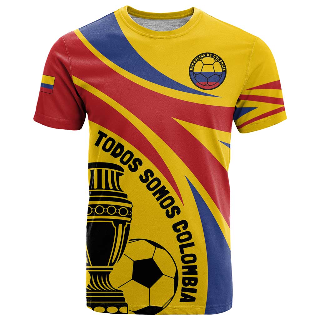 Colombia Football Custom T-Shirt Todos Somos Colombia Graphic Tee