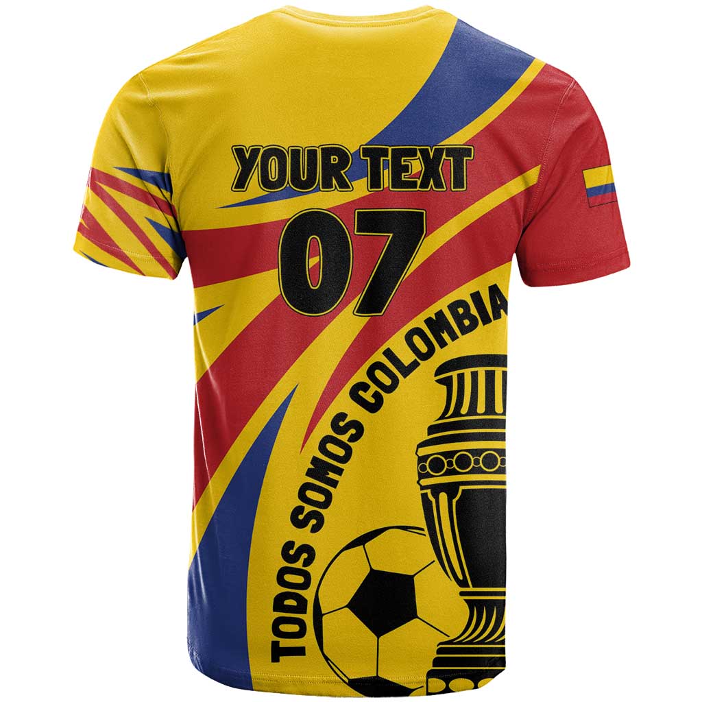 Colombia Football Custom T-Shirt Todos Somos Colombia Graphic Tee