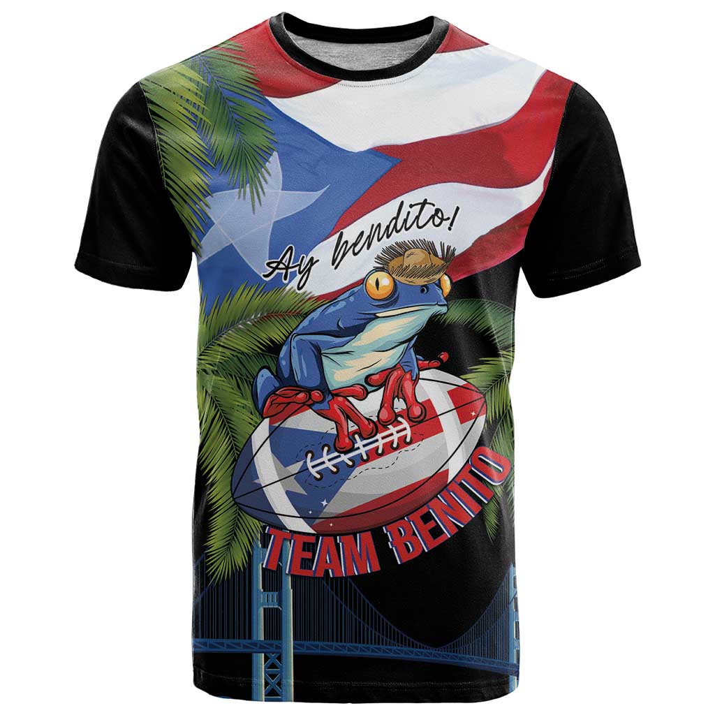 Ay Bendito! Benito Bowl Proud Boricua T-Shirt Graphic Tee