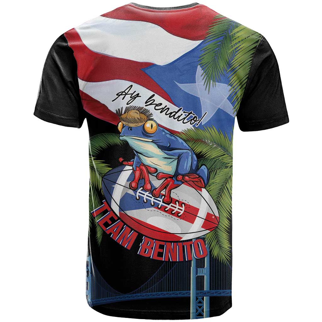 Ay Bendito! Benito Bowl Proud Boricua T-Shirt Graphic Tee