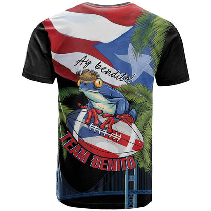 Ay Bendito! Benito Bowl Proud Boricua T-Shirt Graphic Tee