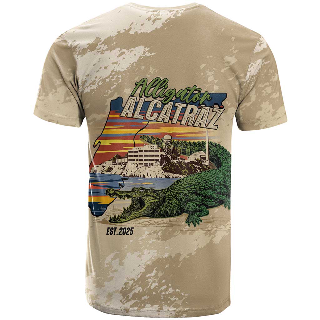 Alligator Alcatraz Retro T-Shirt The Swamp Graphic Tee