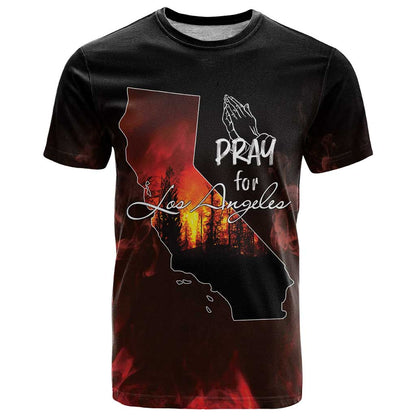 So-Cal Wildfire T-Shirt LA Stay Strong Graphic Tee