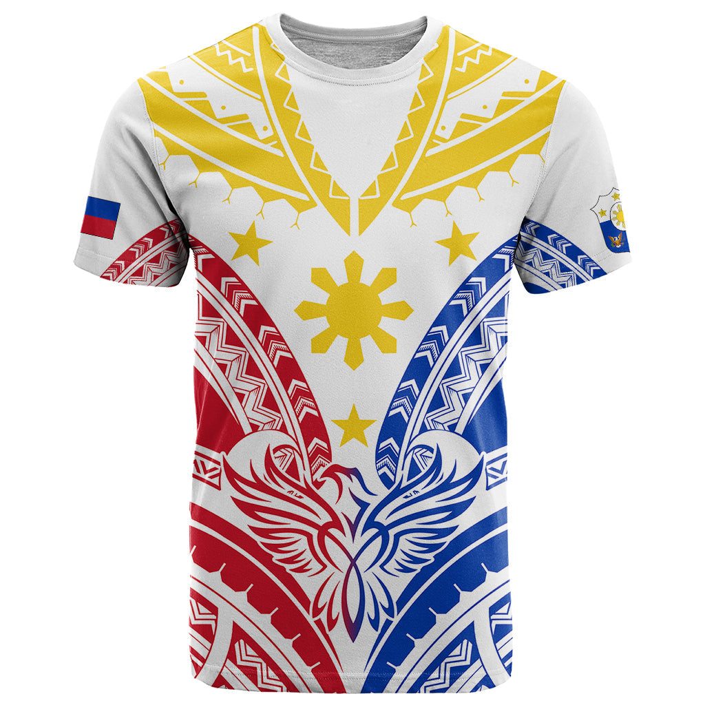 Personalised Philippines Independence Day T-Shirt Tribal Sun and Stars Ver 02 Graphic Tee
